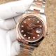 Copy Rolex Datejust II Oyster 41MM 2-Tone Rose Gold Diamond Brown Dial Watch (3)_th.jpg